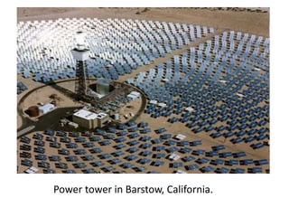 Power tower in Barstow, California.
 