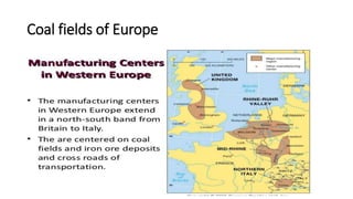 Coal fields of Europe
 