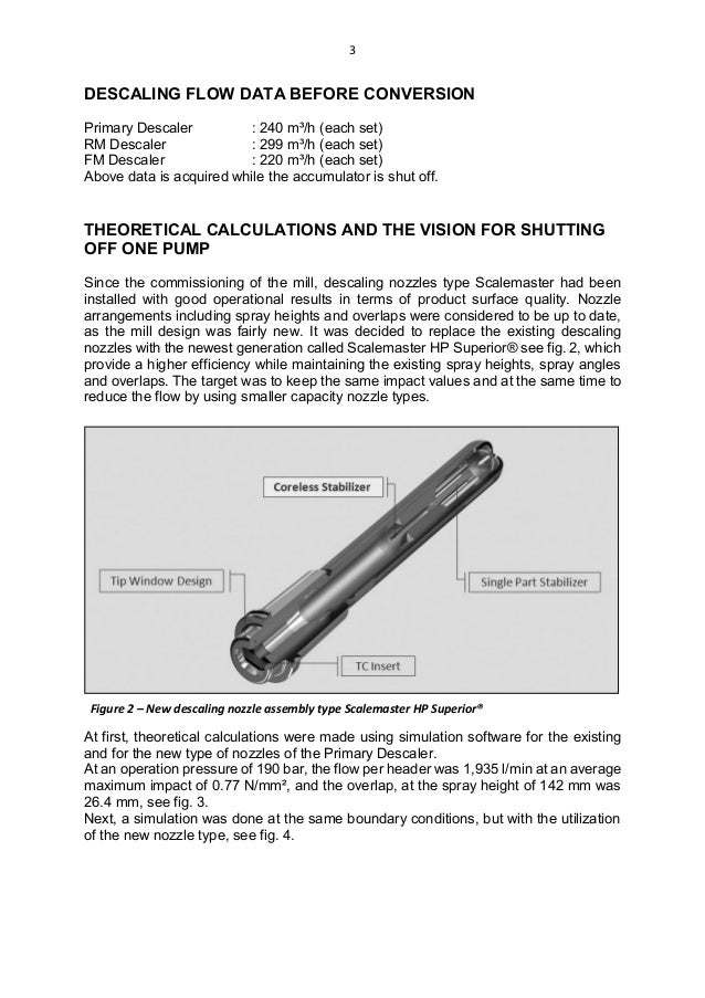 air m3/h flow to l/s Mill in and Hot optimization Strip Energy saving process
