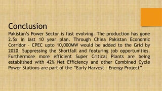 Energy sector of pakistan | PPTX