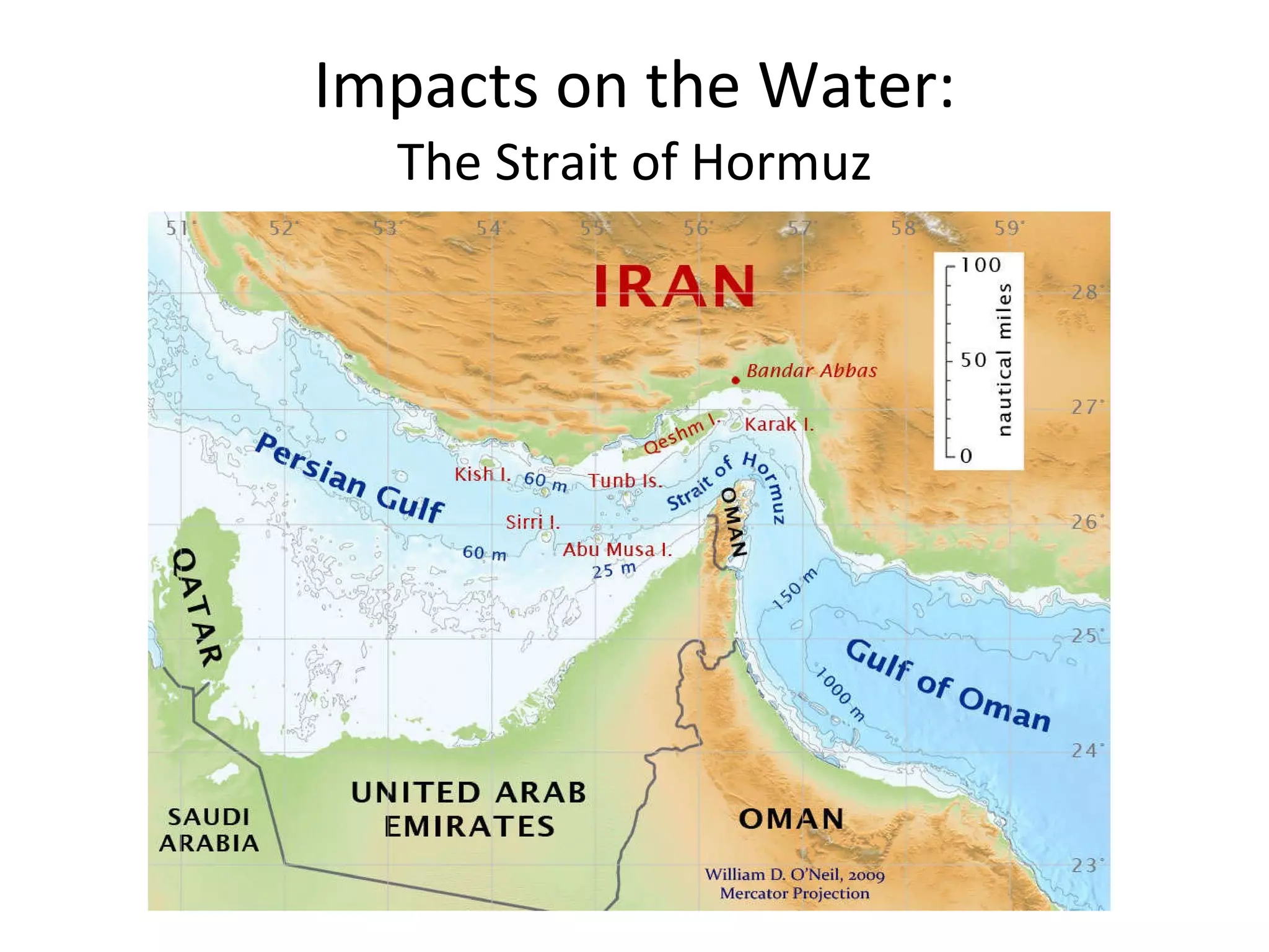 Impacts on the Water: The Strait of Hormuz 