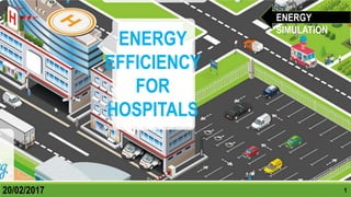 ENERGY
EFFICIENCY
FOR
HOSPITALS
ENERGY
SIMULATION
20/02/2017 1
 