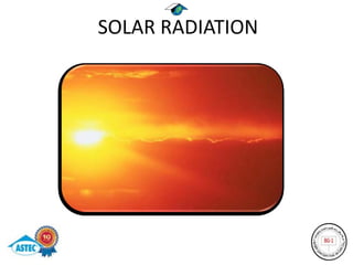 SOLAR RADIATION
 