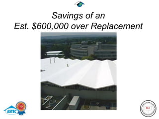 Savings of an
Est. $600,000 over Replacement
 