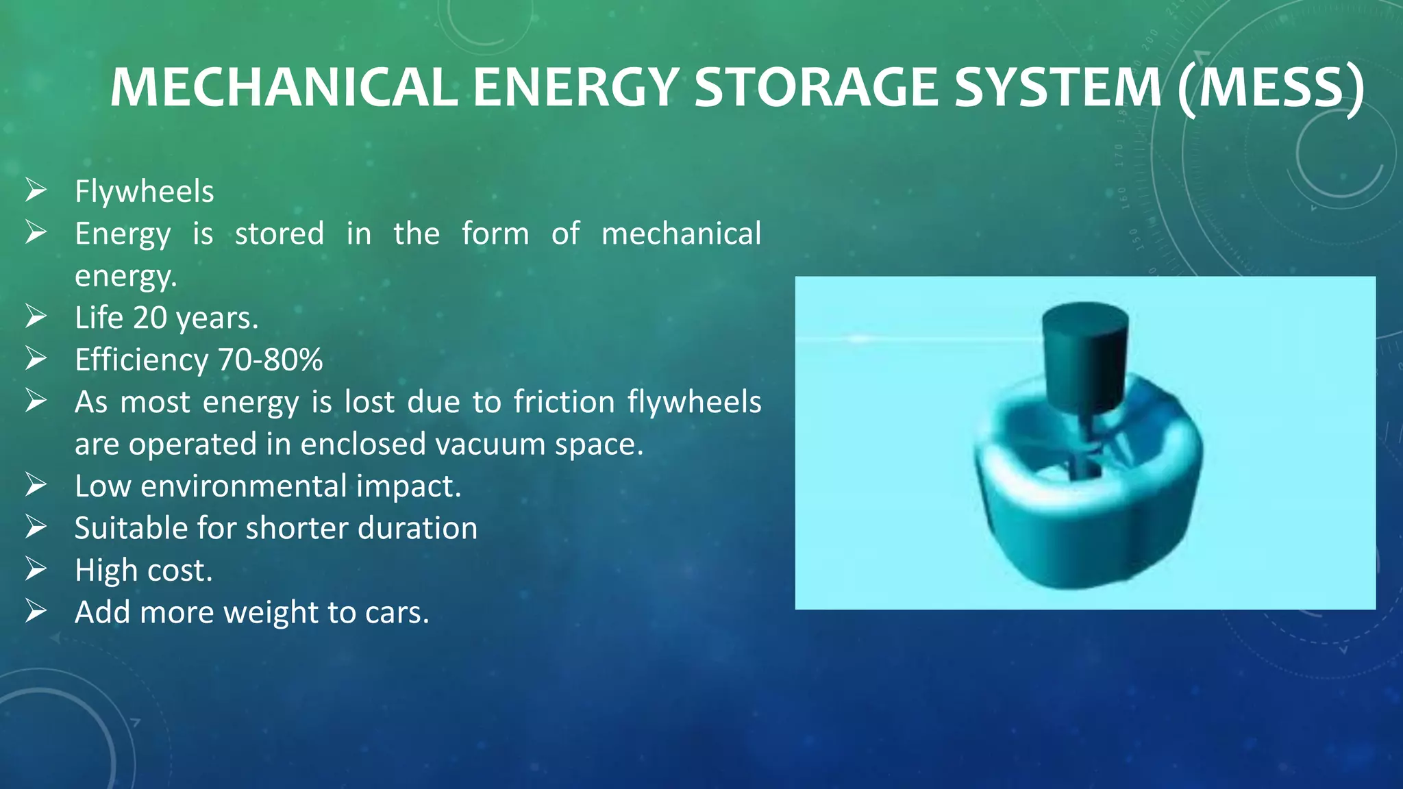 Energy storage systems PPT