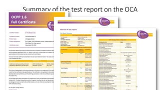 Summary of the test report on the OCA
website
Open Charge Alliance © 2014-2020 16
 