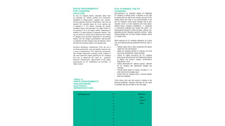 49
SPACE REQUIREMENTS
FOR CHARGING
FACILITIES
At any EV charging facility, adequate space must
be allocated for vehicle parking and movement,
installation of charge points, signage and barriers,
and any upstream electrical infrastructure that may be
required. The requisite space for a car parking bay
is generally 5 x 2.5 meters. Including the vehicle
circulation space, the Equivalent Car Space (ECS) for
car parking is 23 to 32 square meters, depending on
whether it is open parking or basement parking. This
can be used as a thumb rule to determine the number
of chargers to be provided. Depending on the parking
location and the charger specifications, wall-mounted
or pedestal-mounted chargers may be deployed, which
will add to the required space in the parking area.
Exclusive distribution transformers (DTs) are not a
universal requirement, and are typically required only
in case of high-tension (HT) electricity connections
with multiple high-power charging points. Chapter 5
will cover electricity supply planning for EV charging
and how to determine the need for upstream
electrical infrastructure. Approximate on-site space
requirements for DT installations are provided in
Table 4 below.
Estimated load R
e
c
o
m
m
e
n
d
e
d
Minimum
area
require
ment
TABLE 4:
SPACE REQUIREMENTS
FOR UPSTREAM
ELECTRICAL
INFRASTRUCTURE
SITE PLANNING FOR EV
CHARGING
Site planning is an important aspect of integrating
EV charging in parking areas. It depends on the type
of parking area as well as the number and type of EV
charge points that need to be accommodated at the
site. For instance, normal power chargers can be wall-
mounted, which is a less expensive and more space-
efficient option. Charging installations in residential
or commercial buildings may choose this option. For
high-powered chargers in public off-street parking lots,
pedestal-mounted charging equipment permits better
maneuverability and can host multiple charging points
in a single EVSE.
When planning for EV charging integration at a given
site, the following planning guidelines should be kept in
mind:
• Allocate space that is easily accessible and clearly
visible from the site entrance.
• Select the charging location to minimize civil work
and wiring requirements, where possible.
• Follow all safety provisions for EV charging
planning as defined by the CEA (Measures relating
to Safety and Electric Supply) (Amendment)
Regulations, 2019.
• Clearly demarcate the parking spaces reserved
for EV charging with appropriate signage and
markings.
• Provide ample space for vehicle circulation i.e. to
enter and exit the charging bays.
• Ensure that the charging area is secured against
theft and vandalism.
CPOs should work with site owners to adhere to the
planning guidelines. Indicative site plans for two types
of charging sites are provided on the next page.
 