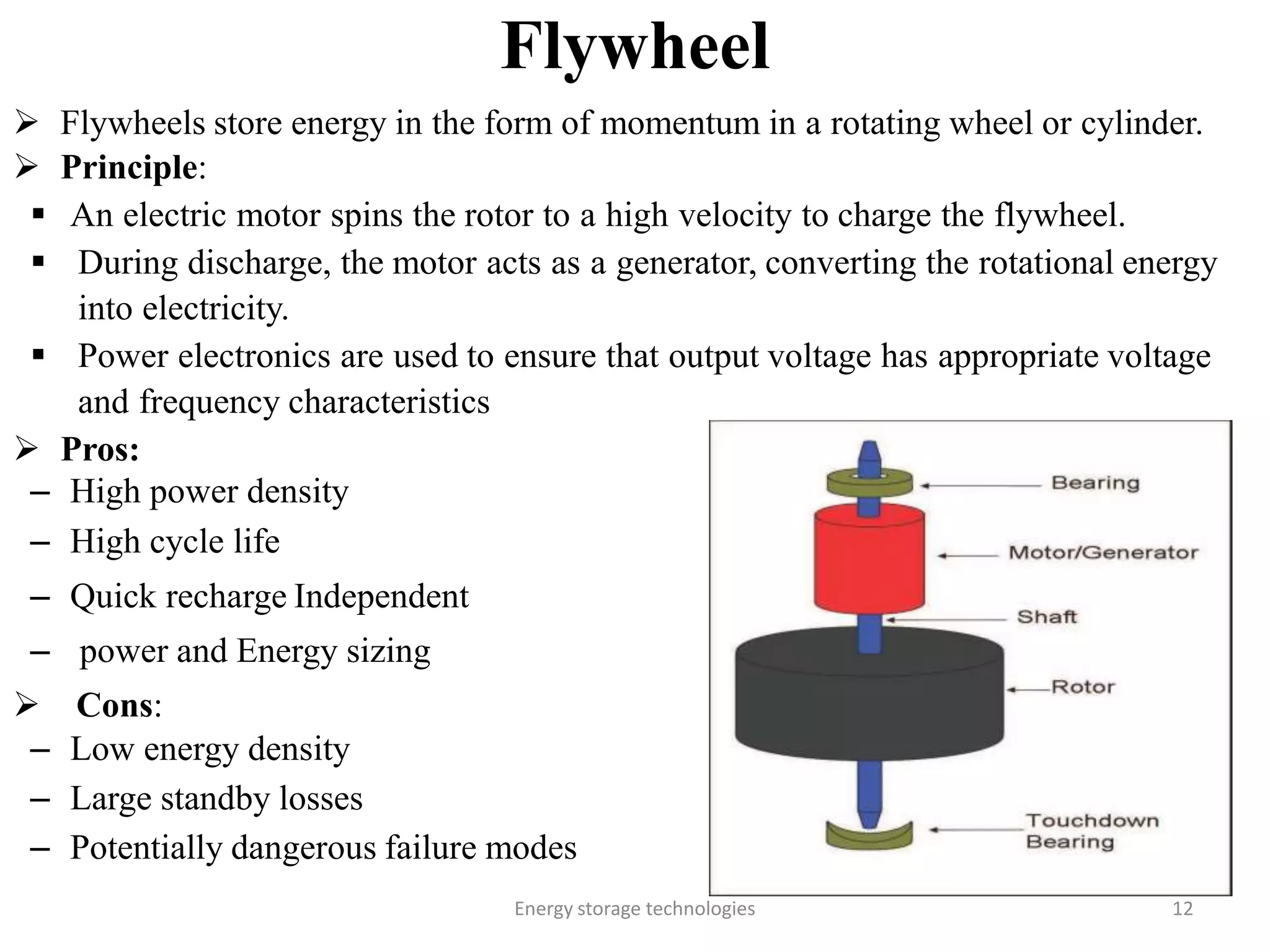 Energy storage technologies | PPTX