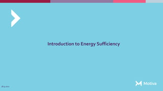 Introduction to Energy Sufficiency
28.9.2021
 
