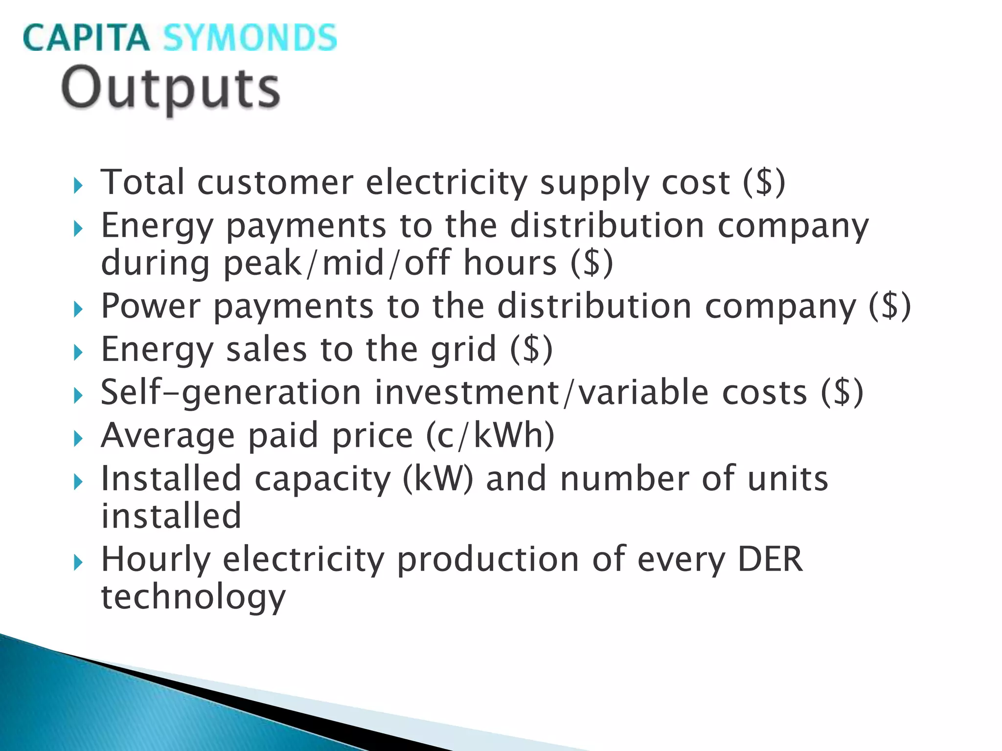 Energy Systems Optimization