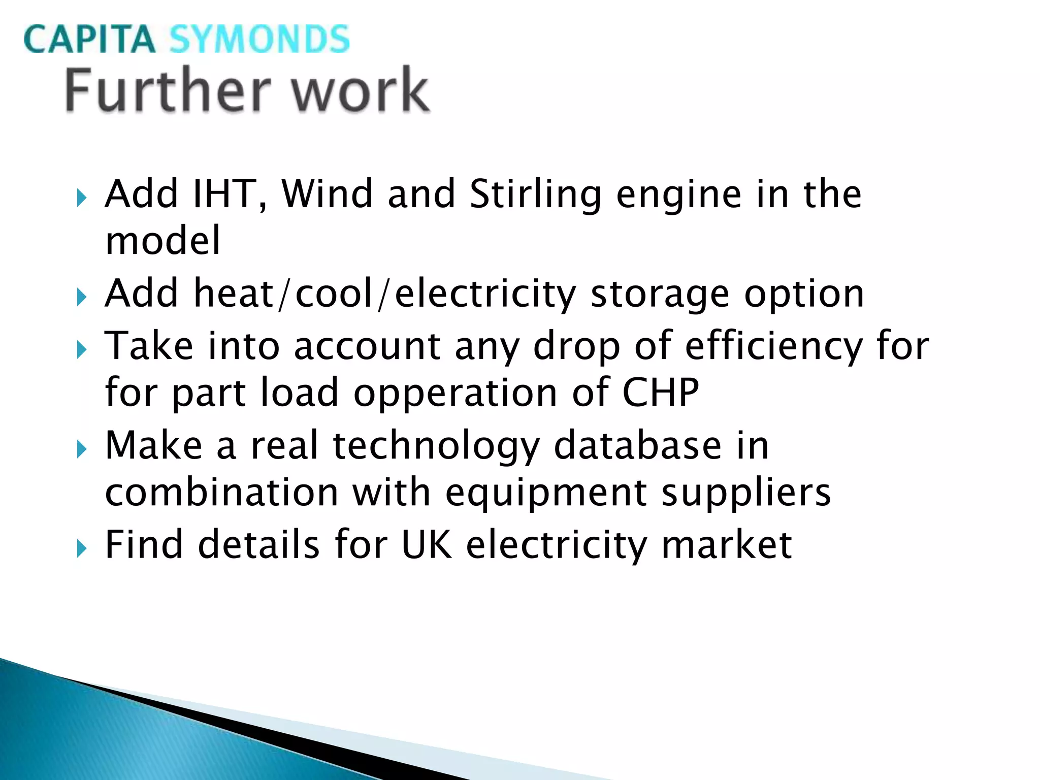 Energy Systems Optimization