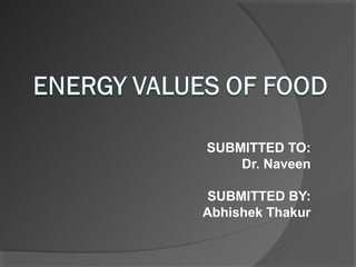 SUBMITTED TO:
Dr. Naveen
SUBMITTED BY:
Abhishek Thakur
 