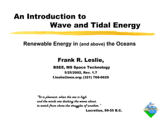 Energy wave intro