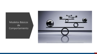 Modelos Básicos
de
Comportamiento
BY EDLM AGO 22
Universidad de Piura
 