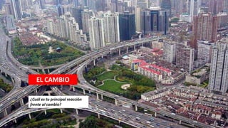 EL CAMBIO
¿Cuál es tu principal reacción
frente al cambio?
8
 