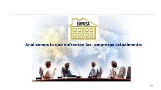 Analicemos lo que enfrentan las empresas actualmente:
90
 