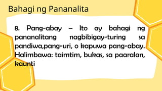 Comprehensive Guide to Filipino Parts of Speech with Practical Examples ...