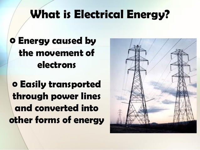 Types of Energy