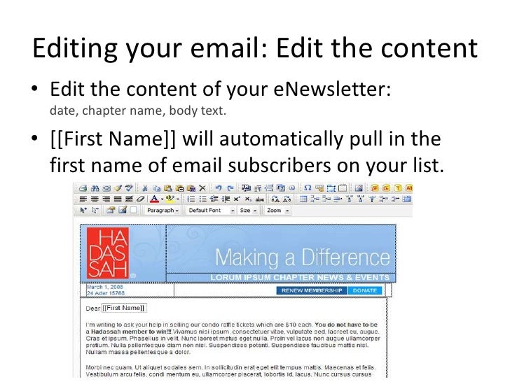 Create an eNewsletter Start to Finish