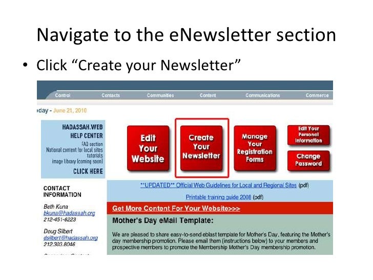 Create an eNewsletter Start to Finish