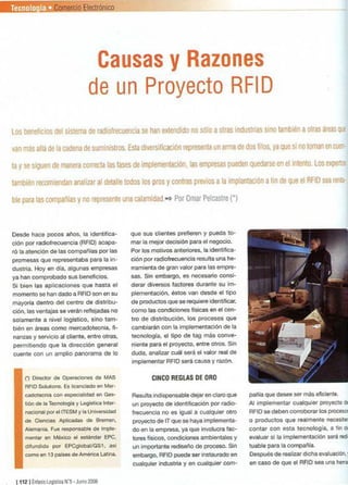 Causas y Razones de un Proyecto RFID