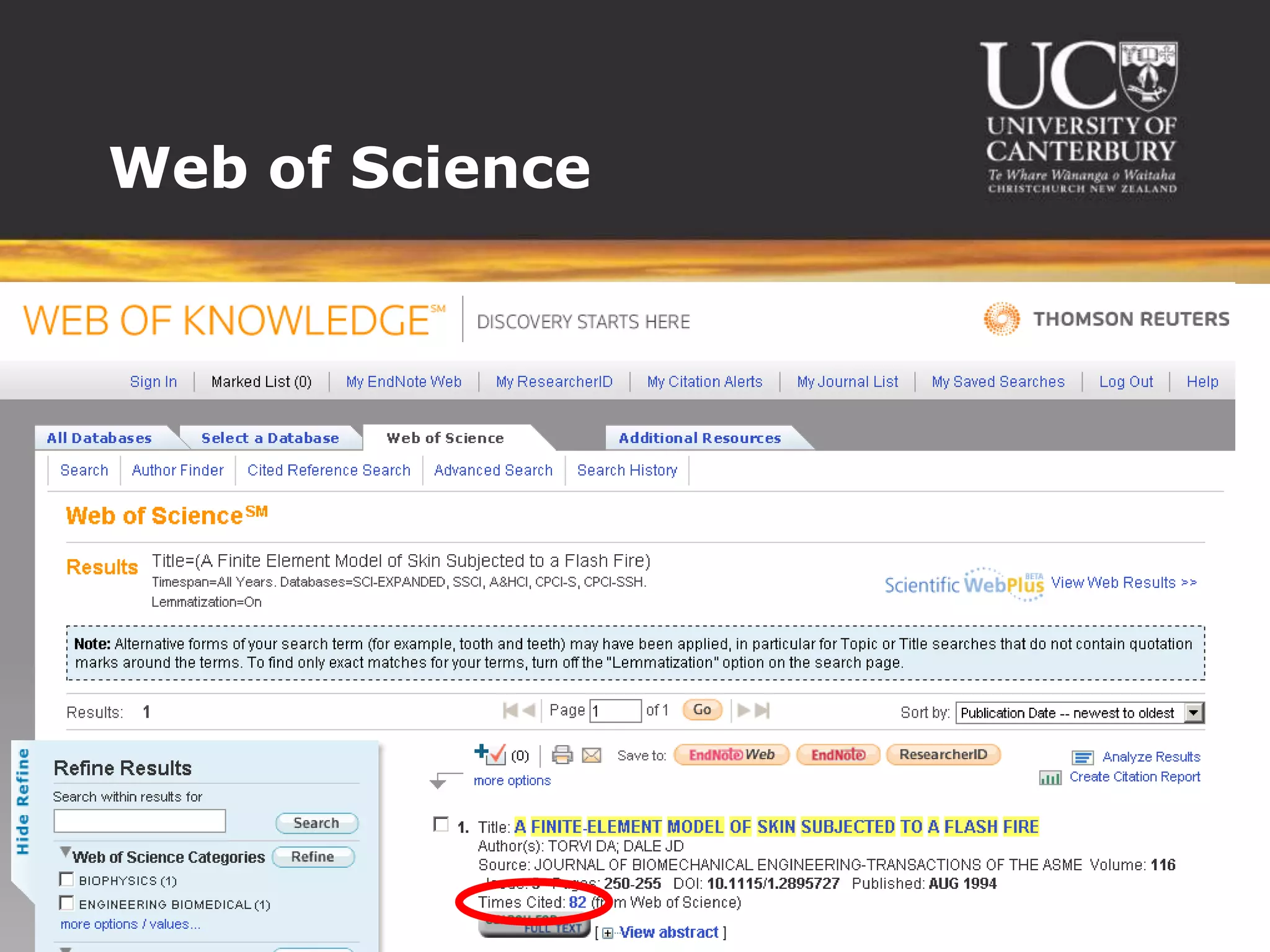 Web of Science
 