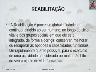 Enfermagem de Reabilitação