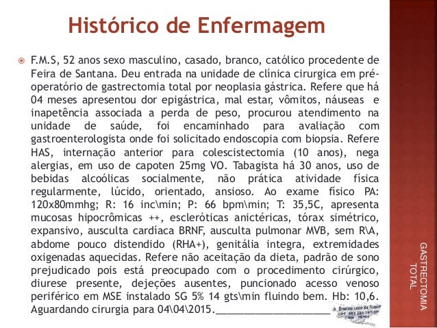 Enfermagem estudo exemplo slideshare Enfermagem estudo exemplo slideshare