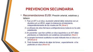 PREVENCION SECUNDARIA
 