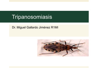 Tripanosomiasis
Dr. Miguel Gallardo Jiménez R1MI
 