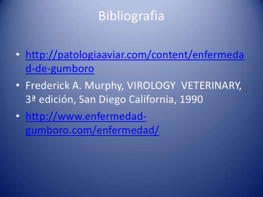 Enfermedad de gumboro