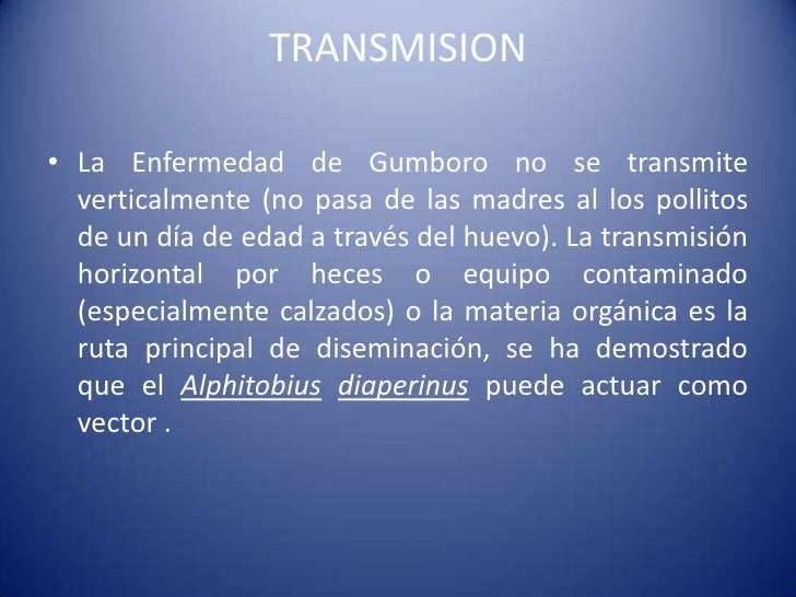 Enfermedad de gumboro