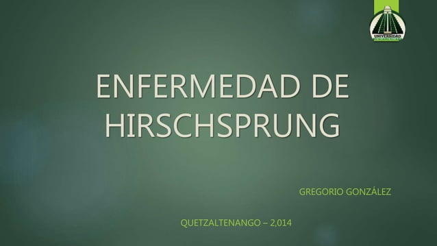 Enfermedad de hirschsprung PPT