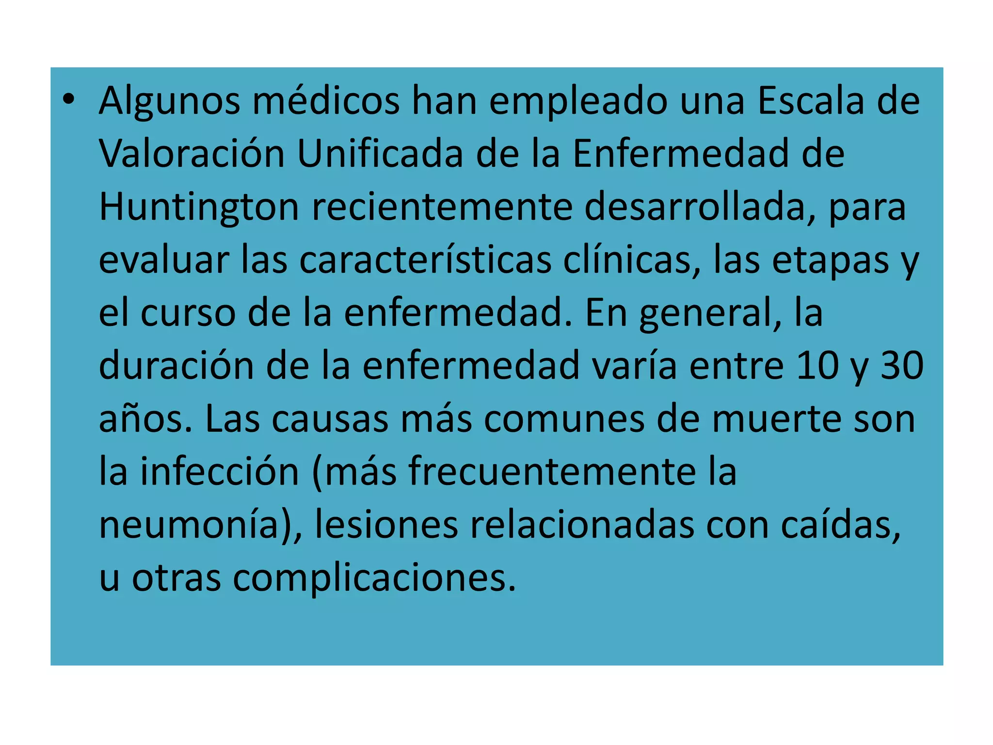 Enfermedad de huntington | PPTX