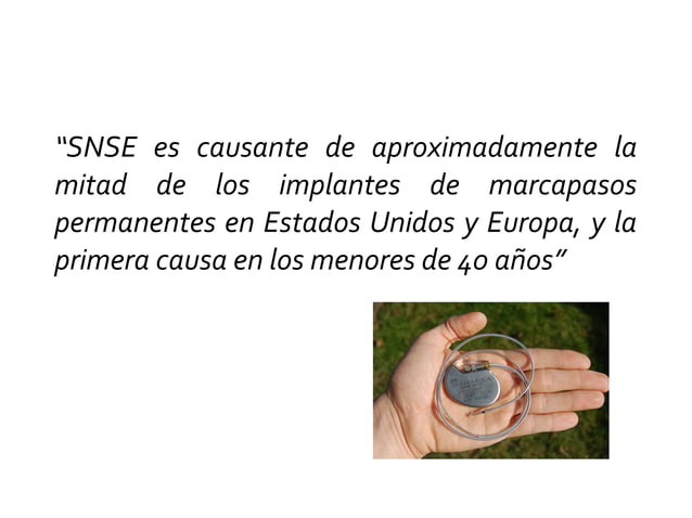 Enfermedad del nodo sinusal enfermo (snse) PPT