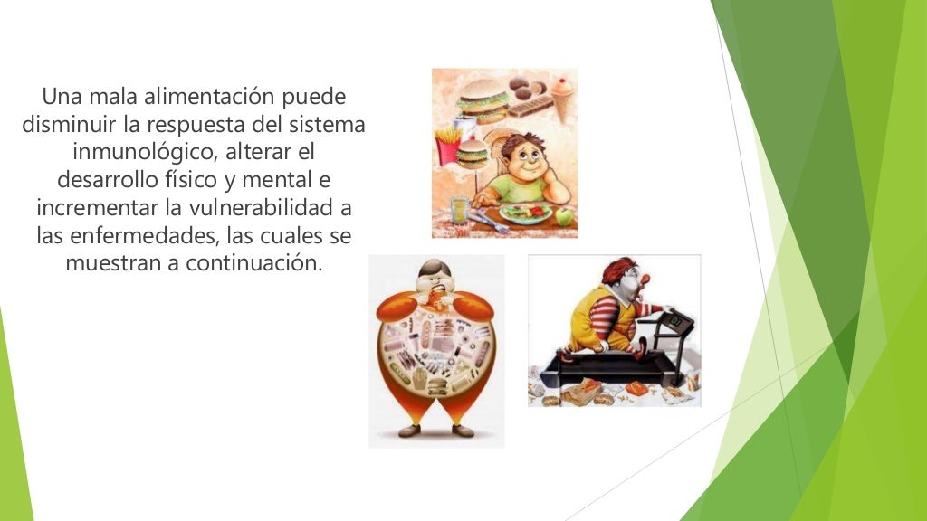 Enfermedades por mala nutricion