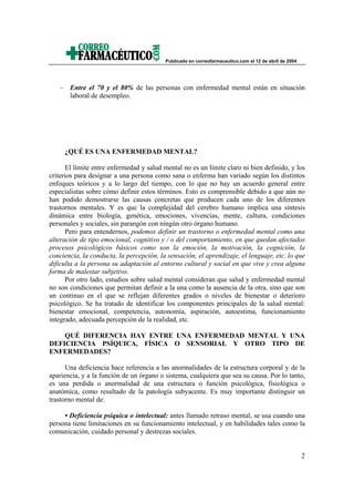 Enfermedades Mentales