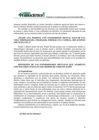 Enfermedades Mentales