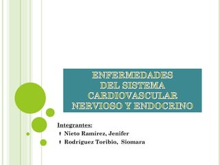 Integrantes:
 Nieto Ramírez, Jenifer
 Rodríguez Toribio, Siomara
 