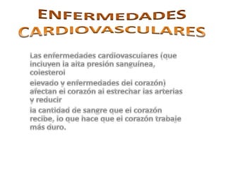 Enfermedades cardiovasculares por manuel pacheco