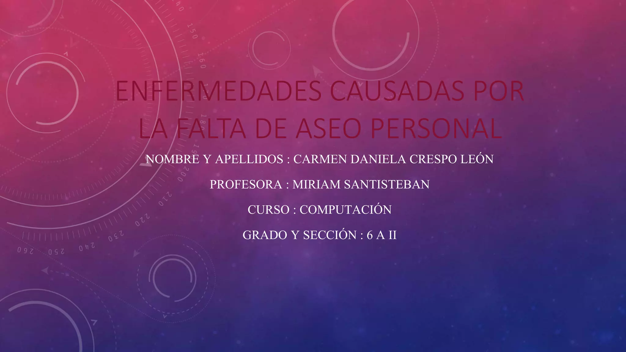 Enfermedades causadas por la falta de aseo personal | PPTX | Dental ...