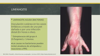 Linfangitis Reticular PRESENTACION ENFERMEDADES LINFÁTICAS.pptx