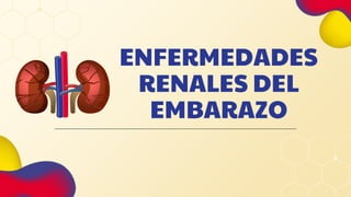 ENFERMEDADES
RENALES DEL
EMBARAZO
 