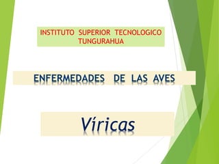 Víricas
INSTITUTO SUPERIOR TECNOLOGICO
TUNGURAHUA
 