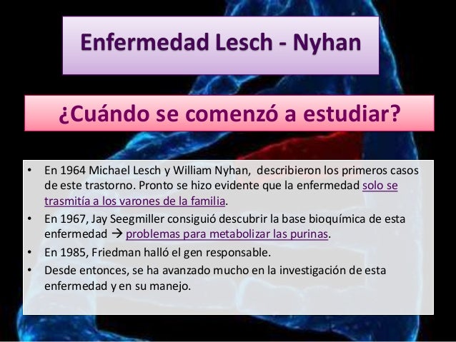 Enfermedad Lesch Nyhan