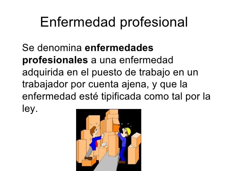 Enfermedad profesional
