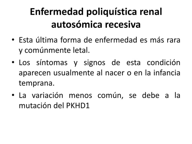 Enfermedad renal poliquística PPT