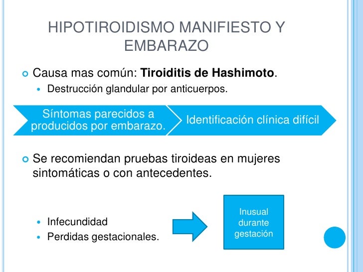 Enfermedad Tiroidea En El Embarazo