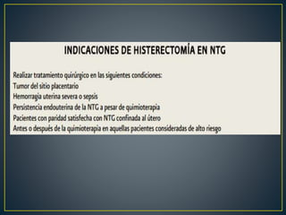 Enfermedad trofoblàstica gestacional