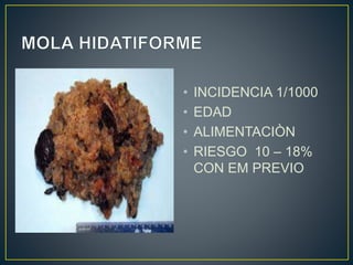 • INCIDENCIA 1/1000 
• EDAD 
• ALIMENTACIÒN 
• RIESGO 10 – 18% 
CON EM PREVIO 
 